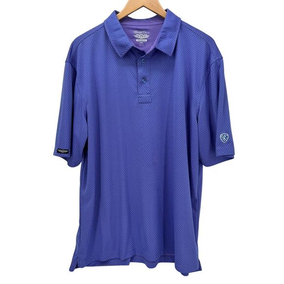Straight Down Polo Shirt Mens XXL Purple BILTMORE FOREST COUNTRY CLUB Logo - Picture 1 of 9